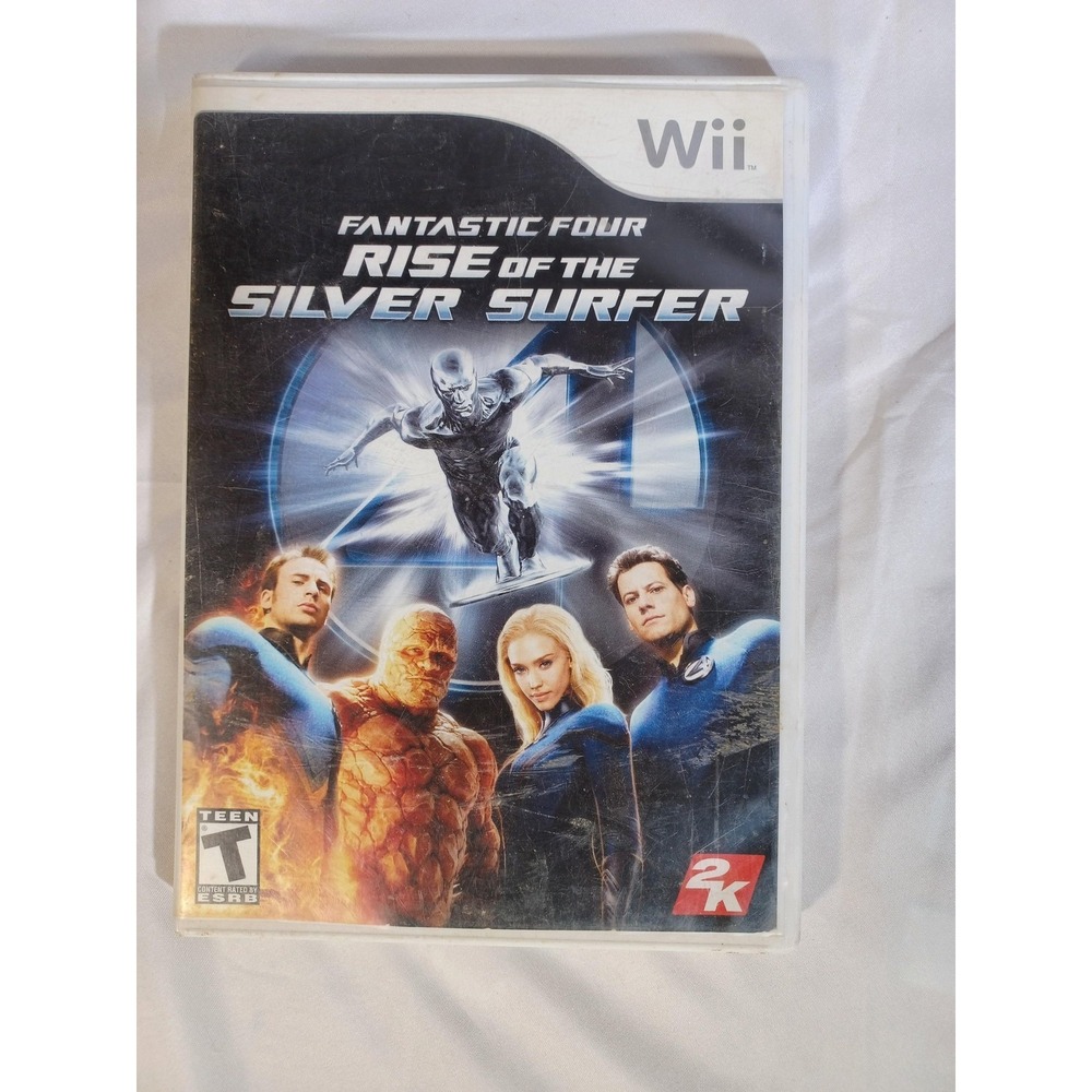 Fantastic 4 Rise Of‎ The Silver Surfer Wii Game Marvel 2K T NTSC-U/C 2007 Manual